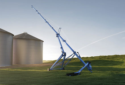 Brandt XL plus swing away auger, Brandt harvest augers