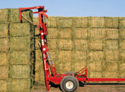 New Bale Scoop for sale at Hanlon Ag Centre in Lethbridge, Alberta, Canada. Hay and forage equipment bale stacker