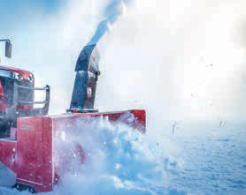 Massey Ferguson compact tractor snow blower