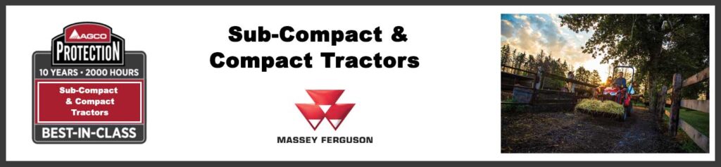 Massey Ferguson best in class 10 year 2000 hour extended warranty