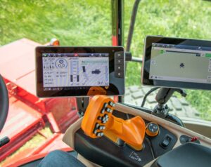 Massey Ferguson WR series windrower dual terminals