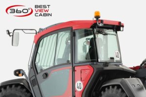 Weidemann T7042 telehandler with 360-degree Best View Cabin — ergonomic operator cab with full visibility for agricultural telehandlers