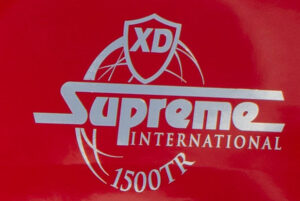 Supreme XD decal on 1500TR mixer tub