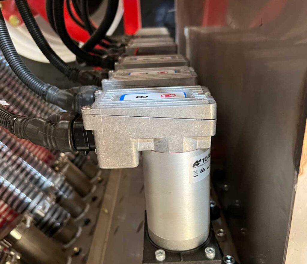 morris electric driven metering system