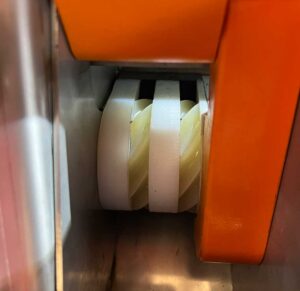 fluted metering wheel morris air cart 10 series