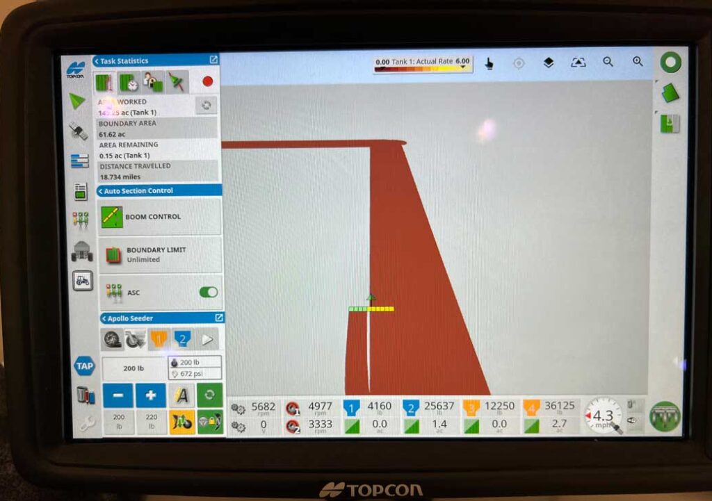 topcon technology morris 10 series air cart