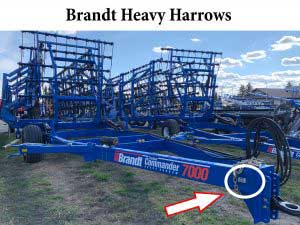 serial number location for brandt heavy harrows