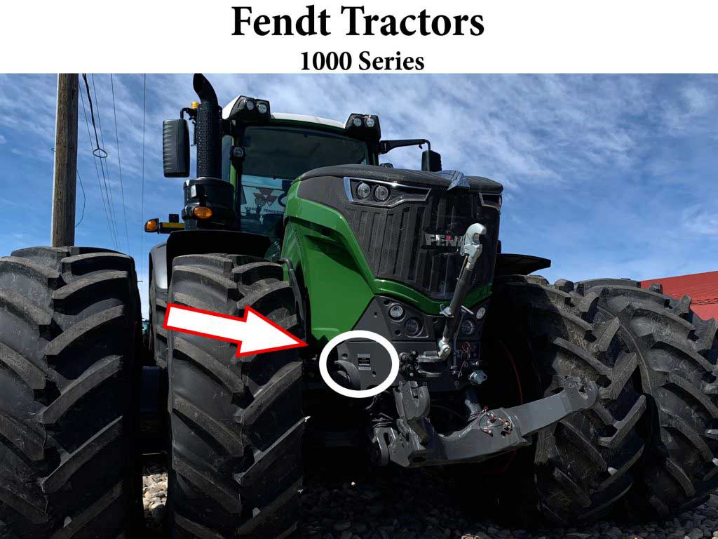 serial number location for fendt 1000 series tractors