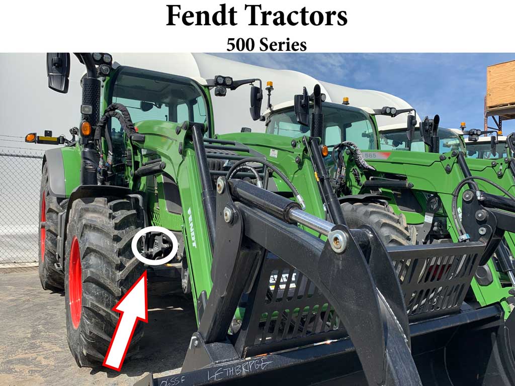 serial number location for fendt 500 series