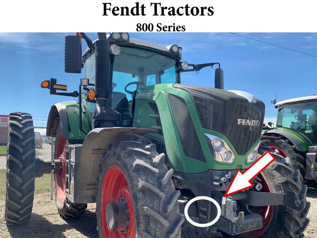 serial number location for fendt 800 series