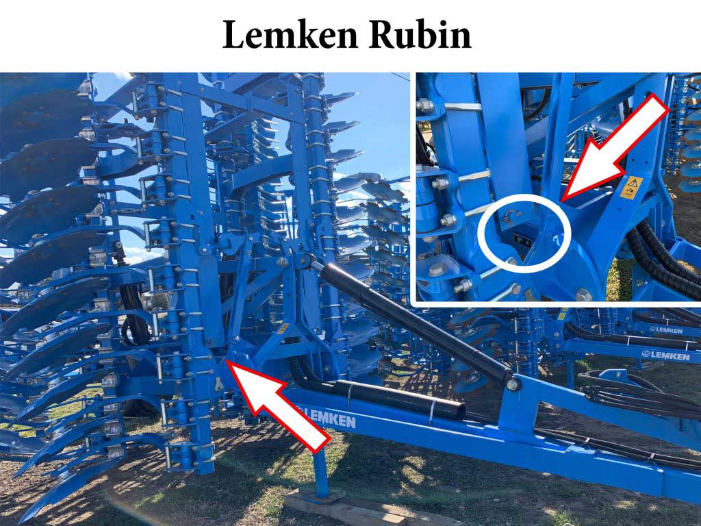 serial number location for lemken rubin