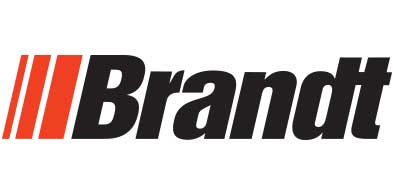 Brandt logo with three vertical orange stripes followed by the word ‘Brandt’ in bold black letters.