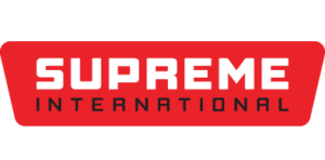 Supreme International logo representing high-performance feed mixers and TMR equipment available at Hanlon Ag Centre, a farm equipment dealer in southern Alberta.