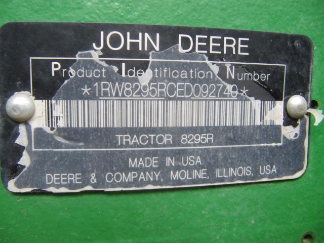 2014 John Deere 8295R