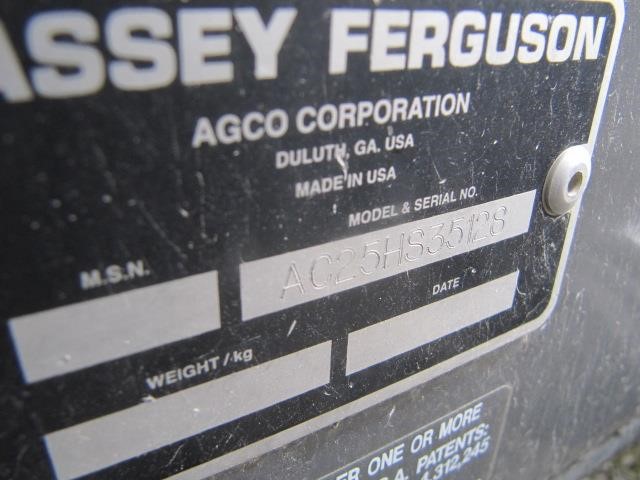 2007 Massey Ferguson AC25