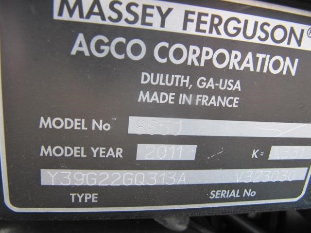 2011 Massey Ferguson 8650