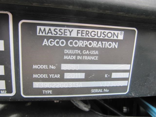 2011 Massey Ferguson 8650